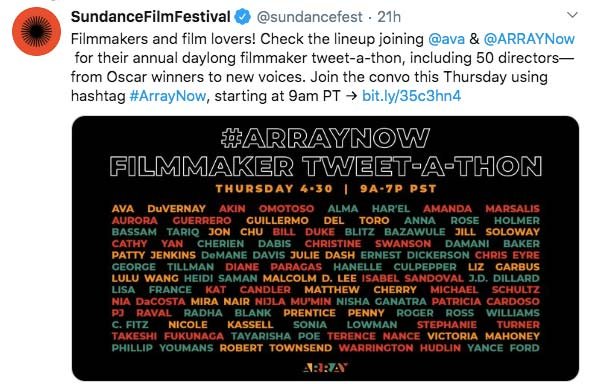 ARRAY Tweet-a-thon